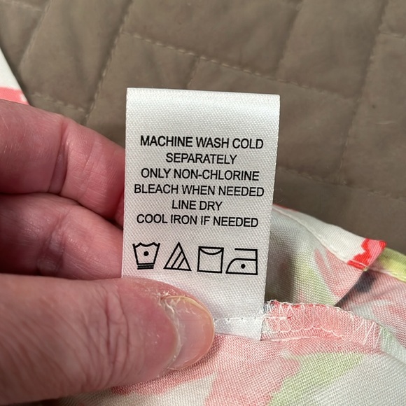 CALLIE PINK FLORAL RUFFLE TANK/NWT/Small - Picture 8 of 15